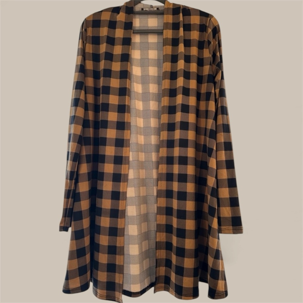 Bombom | Tan & Black Cardigan